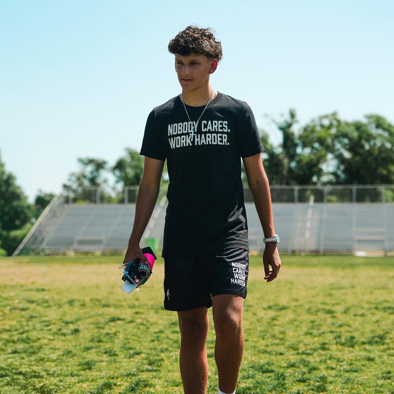 Load image into Gallery viewer, Elite Athletic Gear - Nobody Cares. Work Harder. Shorts
