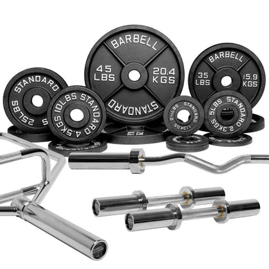 Barbell Standard - Specialty Bar & Weight Set Bundle Builder
