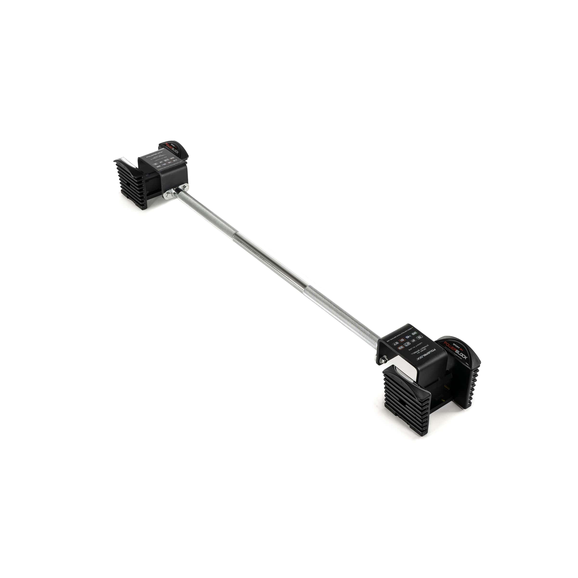 barbellobject 「bo-24a-p01 cv pt / black」 Adjustable Barbell for Squats & Deadlifts | PowerBlock Sport 24