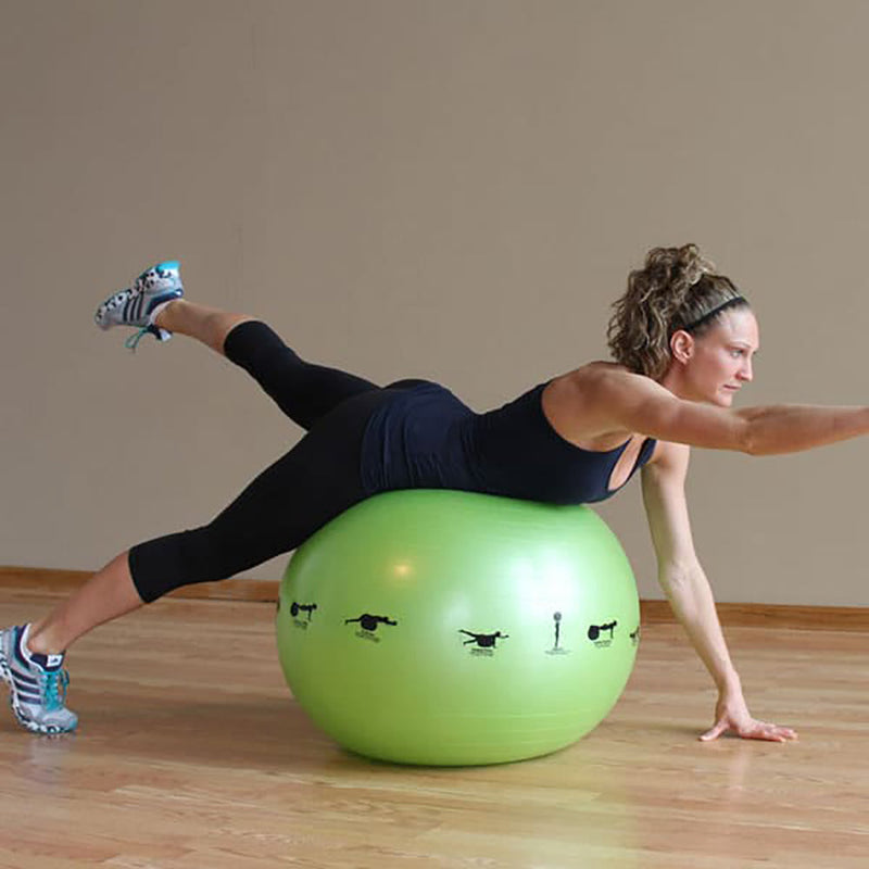 Load image into Gallery viewer, Prism Fitness 55cm Smart Self-Guided Stability Exercise Medicine Ball, Yellow
