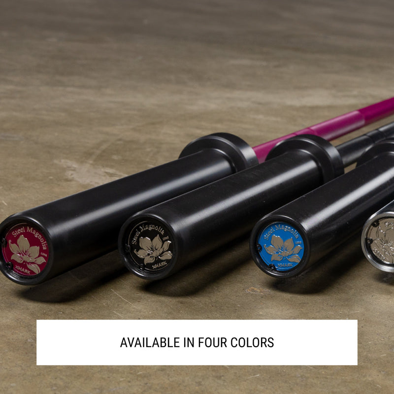 Load image into Gallery viewer, XMARK - Steel Magnolia, IWF Women’s Training Bar 190,000 PSI, 15kg US Cerakote
