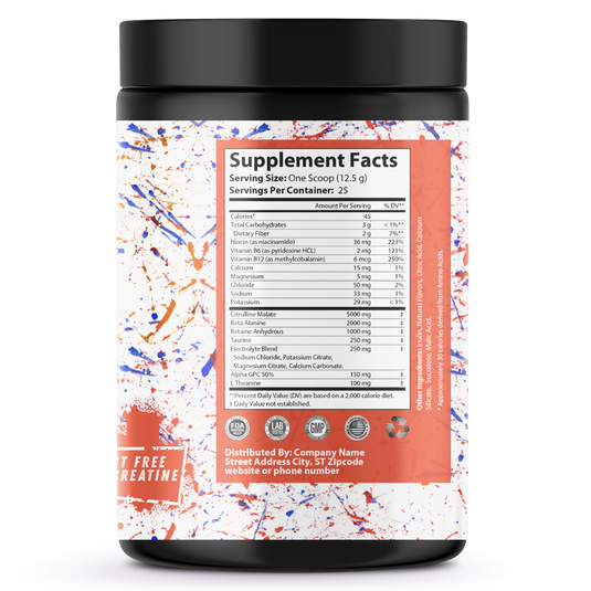 Living.Fit Stim-Free Pre-Workout