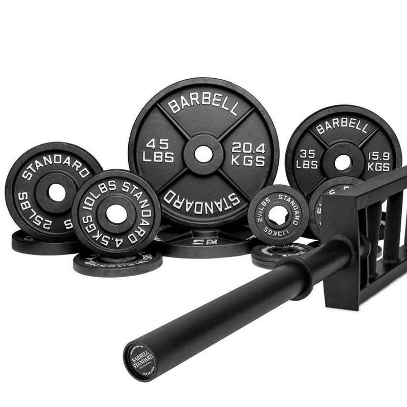 Load image into Gallery viewer, Barbell Standard - Specialty Bar &amp; Weight Set Bundle Builder
