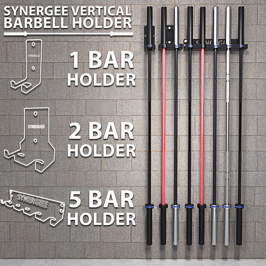 Synergee Vertical Barbell Wall Storage Racks