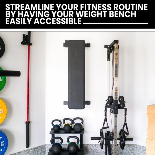 Synergee - weight bench storage rack