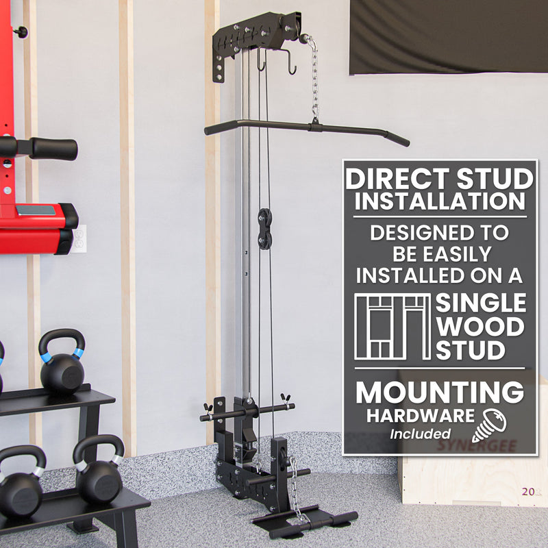 Load image into Gallery viewer, Synergee Wall Mounted Lat Pulley Machine
