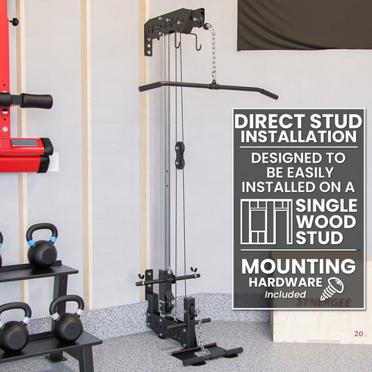 Synergee Wall Mounted Lat Pulley Machine