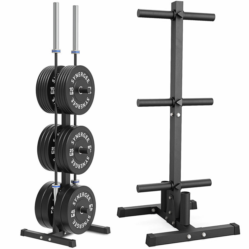 Load image into Gallery viewer, Synergee - Olympic Weight Plate &amp; Barbell Holder
