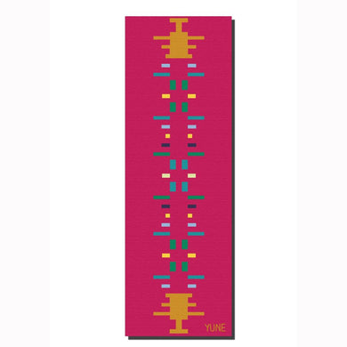Yune Yoga - Yoga Mat | 6mm Thick | Pink | Non-Slip | Eco Friendly | Yune Yoga | TE52