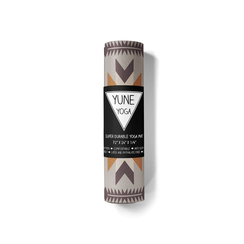 Load image into Gallery viewer, Yune Yoga - Yoga Mat | 6mm Thick | Multi Color Striped | Non-Slip | Eco Friendly | Yune Yoga | Teton Canyon
