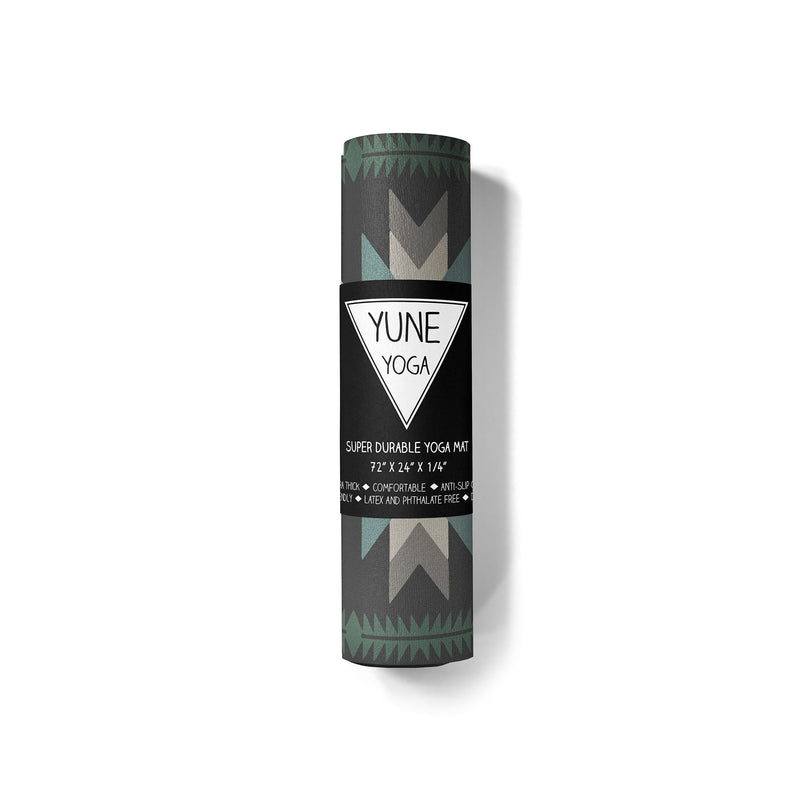 Load image into Gallery viewer, Yune Yoga - Yoga Mat | 6mm Thick | Green | Non-Slip | Eco Friendly | Yune Yoga | Teton Valley
