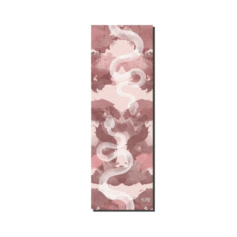 Load image into Gallery viewer, Yune Yoga - Yoga Mat | 6mm Thick | Pink Snake | Non-Slip | Eco Friendly | Yune Yoga | Alder
