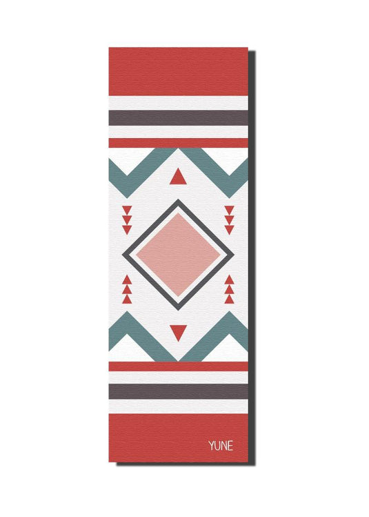Yune Yoga - Yoga Mat | 6mm Thick | Red | Non-Slip | Eco Friendly | Yune Yoga | Aries