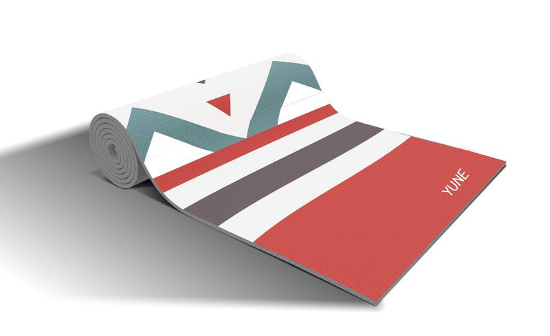 Load image into Gallery viewer, Yune Yoga - Yoga Mat | 6mm Thick | Red | Non-Slip | Eco Friendly | Yune Yoga | Aries
