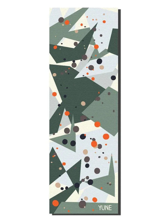 Yune Yoga - Yoga Mat | 6mm Thick | Green | Non-Slip | Eco Friendly | Yune Yoga | Basalt