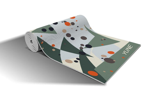 Yune Yoga - Yoga Mat | 6mm Thick | Green | Non-Slip | Eco Friendly | Yune Yoga | Basalt