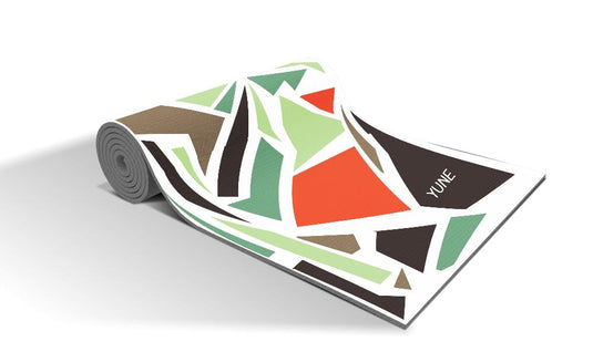 Yune Yoga - Yoga Mat | 6mm Thick | Multicolor | Non-Slip | Eco Friendly | Yune Yoga | Billie