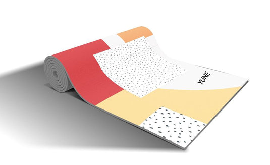 Yune Yoga - Yoga Mat | 6mm Thick | Multicolor | Non-Slip | Eco Friendly | Yune Yoga | Cancer