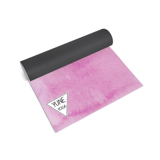 Yune Yoga - Yoga Mat | 6mm Thick | Pink | Non-Slip | Eco Friendly | Yune Yoga | Composure
