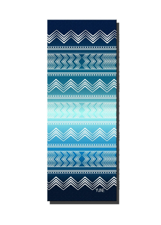 Yune Yoga - Yoga Mat | 6mm Thick | Blue | Non-Slip | Eco Friendly | Yune Yoga | Diamond