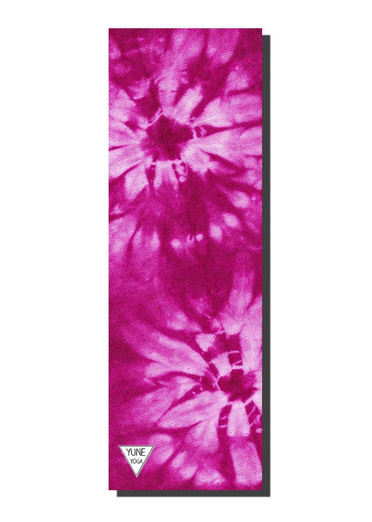 Yune Yoga - Yoga Mat | 6mm Thick | Pink Tie Dye | Non-Slip | Eco Friendly | Yune Yoga | Elan