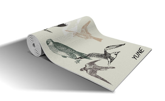 Yune Yoga - Yoga Mat | 6mm Thick | Tan | Non-Slip | Eco Friendly | Yune Yoga | Flint