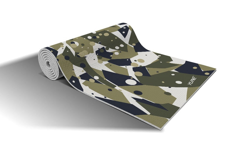 Load image into Gallery viewer, Yune Yoga - Yoga Mat | 6mm Thick | Green | Non-Slip | Eco Friendly | Yune Yoga | Granite
