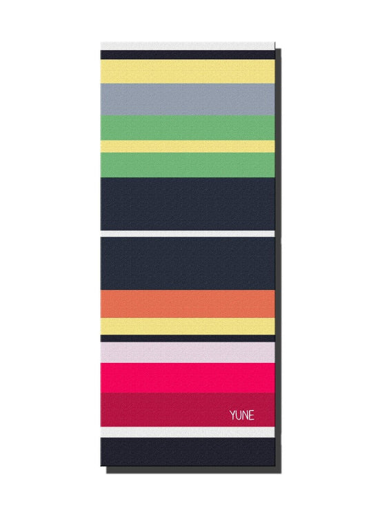 Yune Yoga - Yoga Mat | 6mm Thick | Striped | Non-Slip | Eco Friendly | Yune Yoga | Houston
