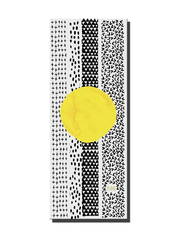 Load image into Gallery viewer, Yune Yoga - Yoga Mat | 6mm Thick | White Black | Non-Slip | Eco Friendly | Yune Yoga | Jagger

