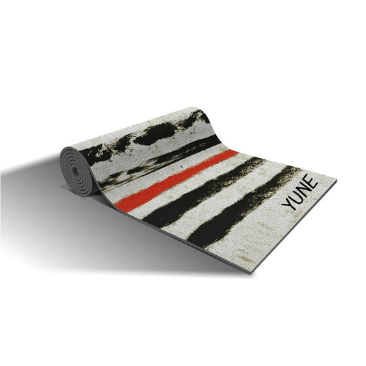Yune Yoga - Yoga Mat | 6mm Thick | White Black | Non-Slip | Eco Friendly | Yune Yoga | Juniper