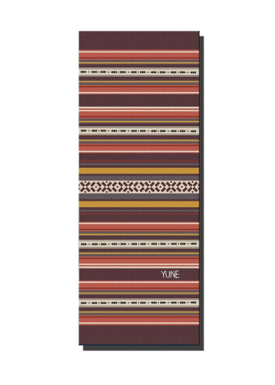 Yune Yoga - Yoga Mat | 6mm Thick | Striped | Non-Slip | Eco Friendly | Yune Yoga | Kim