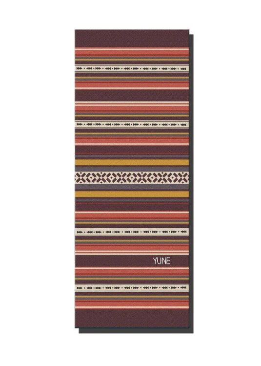 Yune Yoga - Yoga Mat | 6mm Thick | Striped | Non-Slip | Eco Friendly | Yune Yoga | Kim