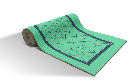 Yune Yoga - Yoga Mat | 6mm Thick | Turquoise | Non-Slip | Eco Friendly | Yune Yoga | PDX Carpet