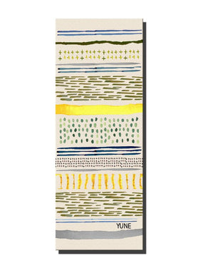Yune Yoga - Yoga Mat | 6mm Thick | Beige| Non-Slip | Eco Friendly | Yune Yoga | Reed