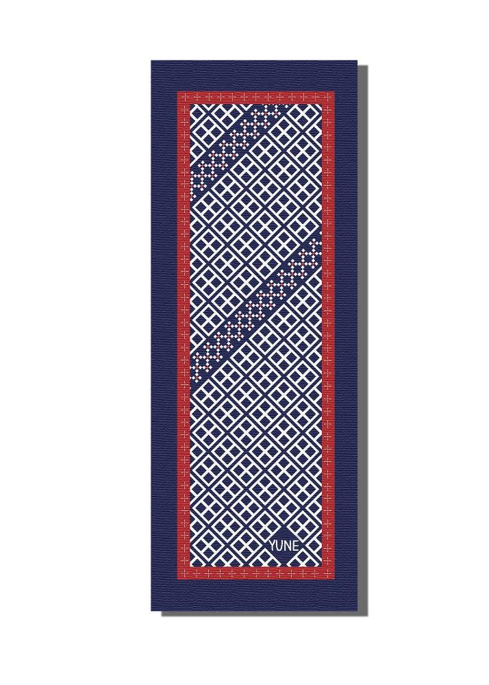 Load image into Gallery viewer, Yune Yoga - Yoga Mat | 6mm Thick | Blue | Non-Slip | Eco Friendly | Yune Yoga | Reiko
