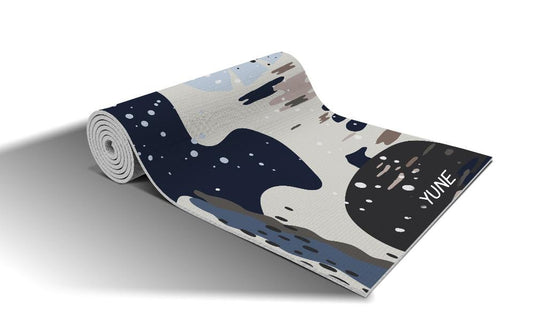 Yune Yoga - Yoga Mat | 6mm Thick | Multi Color | Non-Slip | Eco Friendly | Yune Yoga | Rock