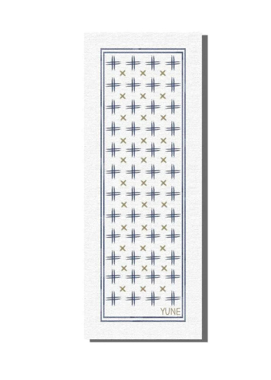 Yune Yoga - Yoga Mat | 6mm Thick | White | Non-Slip | Eco Friendly | Yune Yoga | Saeki