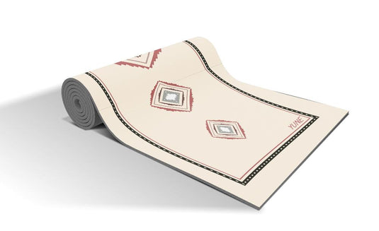 Yune Yoga - Yoga Mat | 6mm Thick | Beige| Non-Slip | Eco Friendly | Yune Yoga | Simone