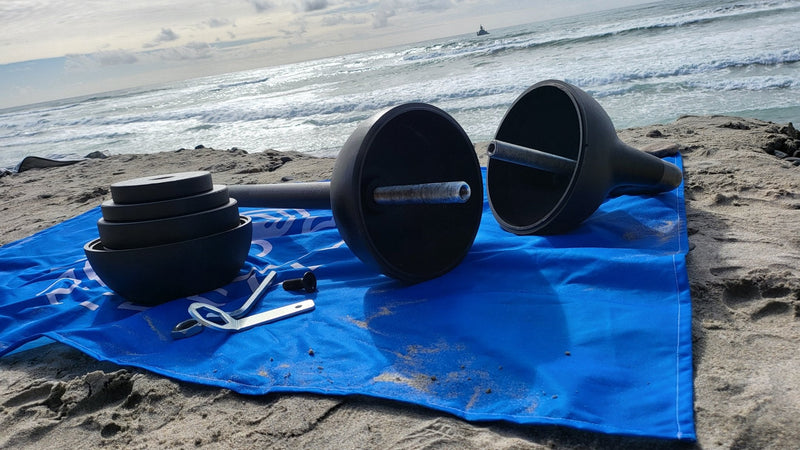 Load image into Gallery viewer, SoCal Kettlebellz - 12–32 kg (26–71 lb) Adjustable Kettlebell/Mace System – Powder-Coated Cast-Iron – Black
