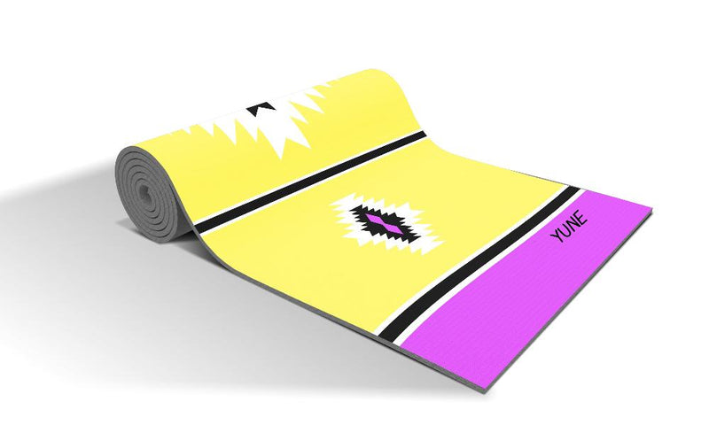 Load image into Gallery viewer, Yune Yoga - Yoga Mat | 6mm Thick | Yellow| Non-Slip | Eco Friendly | Yune Yoga | Stevie
