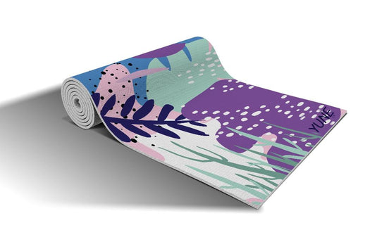Yune Yoga - Yoga Mat | 6mm Thick | Multi Color | Non-Slip | Eco Friendly | Yune Yoga | Stone