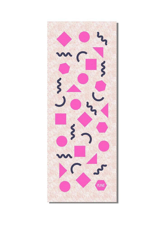 Yune Yoga - Yoga Mat | 6mm Thick | Pink | Non-Slip | Eco Friendly | Yune Yoga | Titania