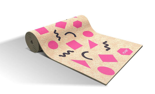 Yune Yoga - Yoga Mat | 6mm Thick | Pink | Non-Slip | Eco Friendly | Yune Yoga | Titania