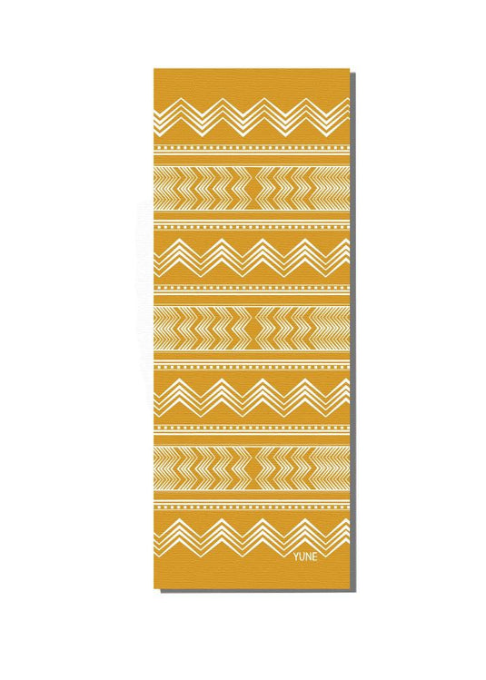 Yune Yoga - Yoga Mat | 6mm Thick | Yellow | Non-Slip | Eco Friendly | Yune Yoga | Wes.