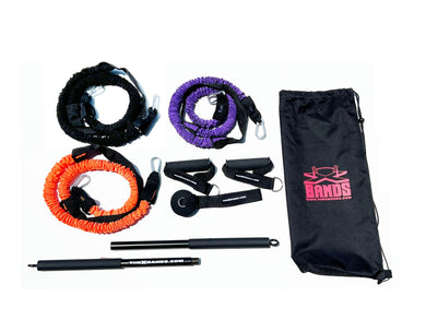 The X Bands - Full Body and Squat Workout Kit For Home or Travel