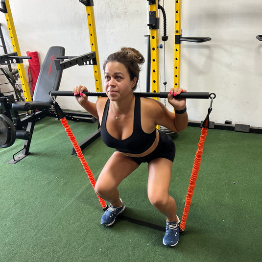 The X Bands - Full Body and Squat Workout Kit For Home or Travel