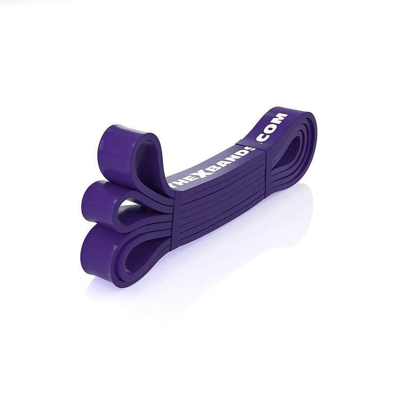 Load image into Gallery viewer, The X Bands - 1 1/8&quot; Wide Purple 70lb Resistance Loop Workout Band - Great for pull-ups and full body workouts.
