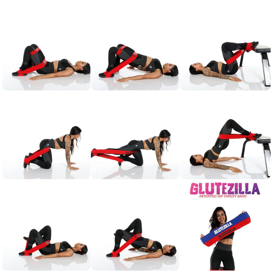 MONZÓ Hip Bands - Non-Slip Resistance Bands For Glutes, CrossFit, Yoga & Functional Training