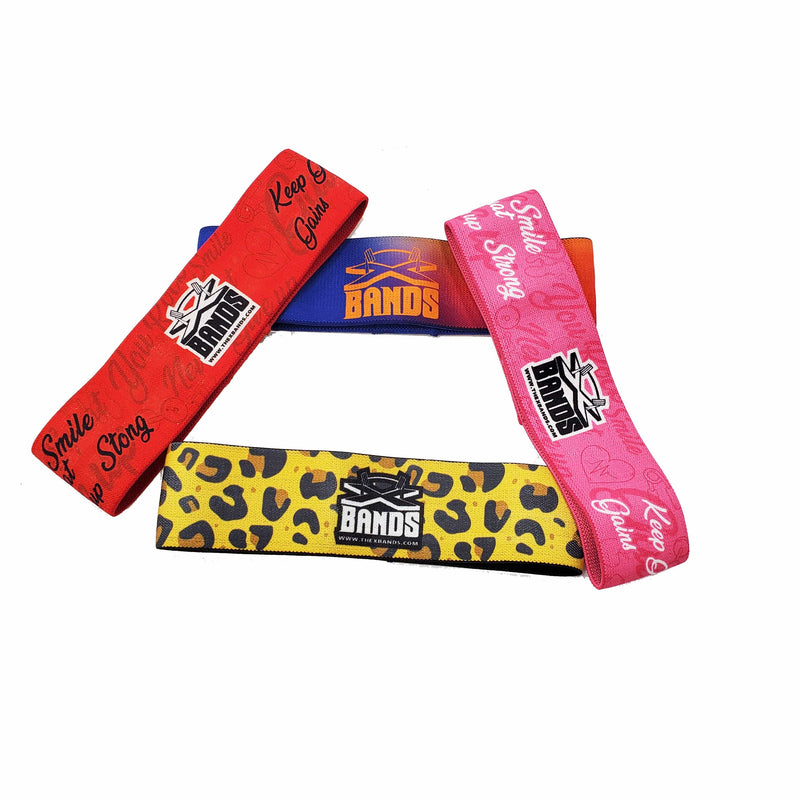 Load image into Gallery viewer, The X Bands - 3&quot; Fabric Non-Slip Workout Booty Building Band Level 3
