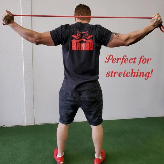 The X Bands - Set of 5 Resistance Loop Workout Bands - Gym and Home Exercise Bands